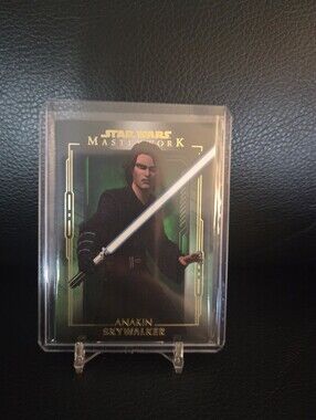 2020 Topps Star Wars Masterwork Anakin Skywalker Card Numbered Parallel to 99
